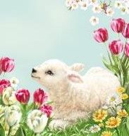 Maki ubrousky velikono�n� 3vrstv� 33 x 33 cm 20 ks -Lamb on Flower Meadow Maki ubrousky velikono�n� 3vrstv� 33 x 33 cm 20 ks -Lamb on Flower Meadow